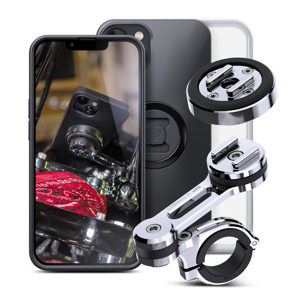 SP Connect Motorcycle Mobile Phone Smartphone Mount Moto Bundle Universal  Case