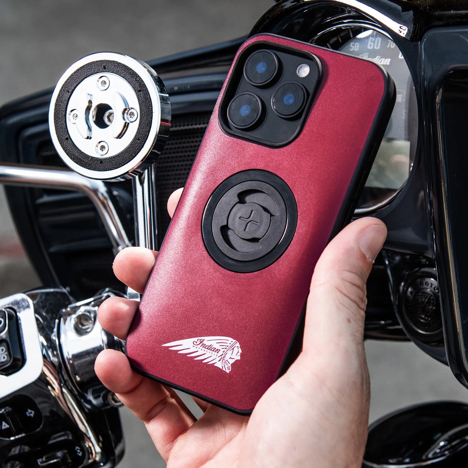 Indian Motorcycle Phone Case - Headdress Red