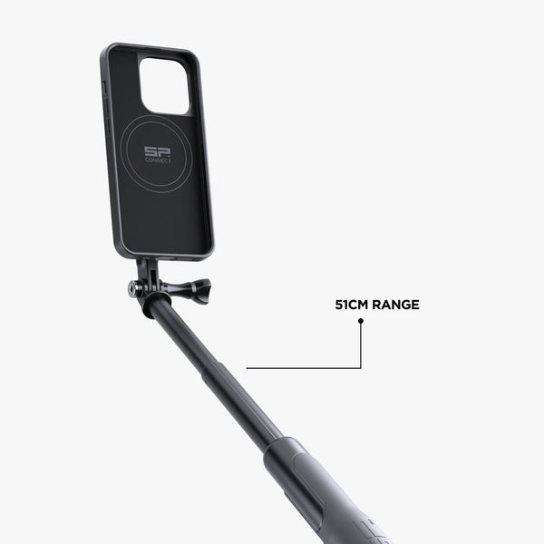 Lightweight selfie stick with telescopic extension