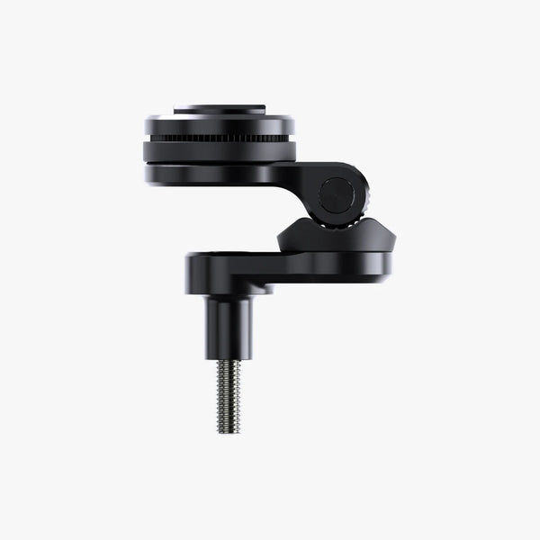 Smartphone mounting on clutch or brake clamp