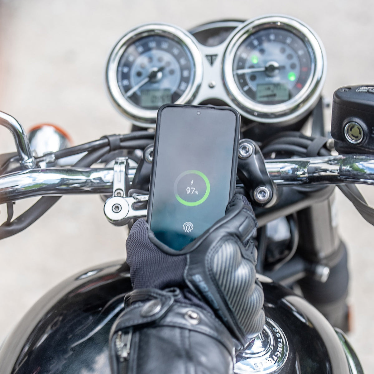 Support Smartphone Sp Connect Sp Moto Module Anti-vibration Spc+ -  Satisfait Ou Remboursé 
