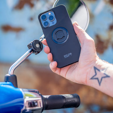 Soporte para smartphone para espejo retrovisor de moto SP Connect