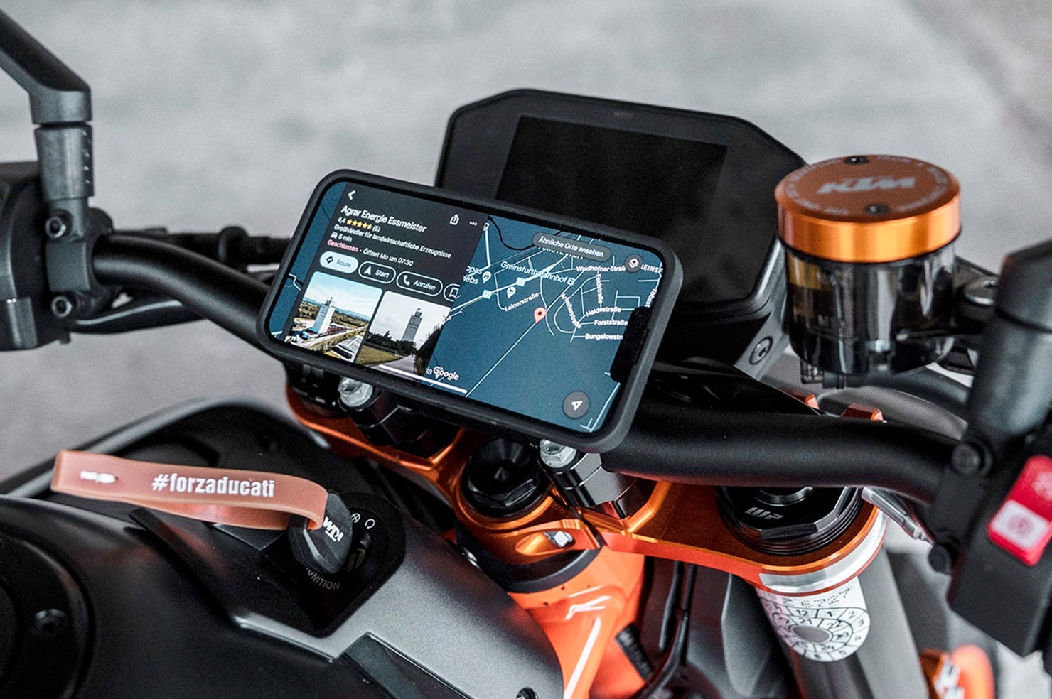 SP Connect Motorcycle Brake Phone Mount - BDLA Motorbikes